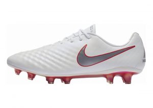 Nike Magista Obra II Elite Firm Ground White/Mtlc Cool Grey-lt Crimson
