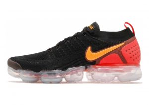 Nike Air VaporMax Flyknit 2 black, laser orange-total crimson-hot punch