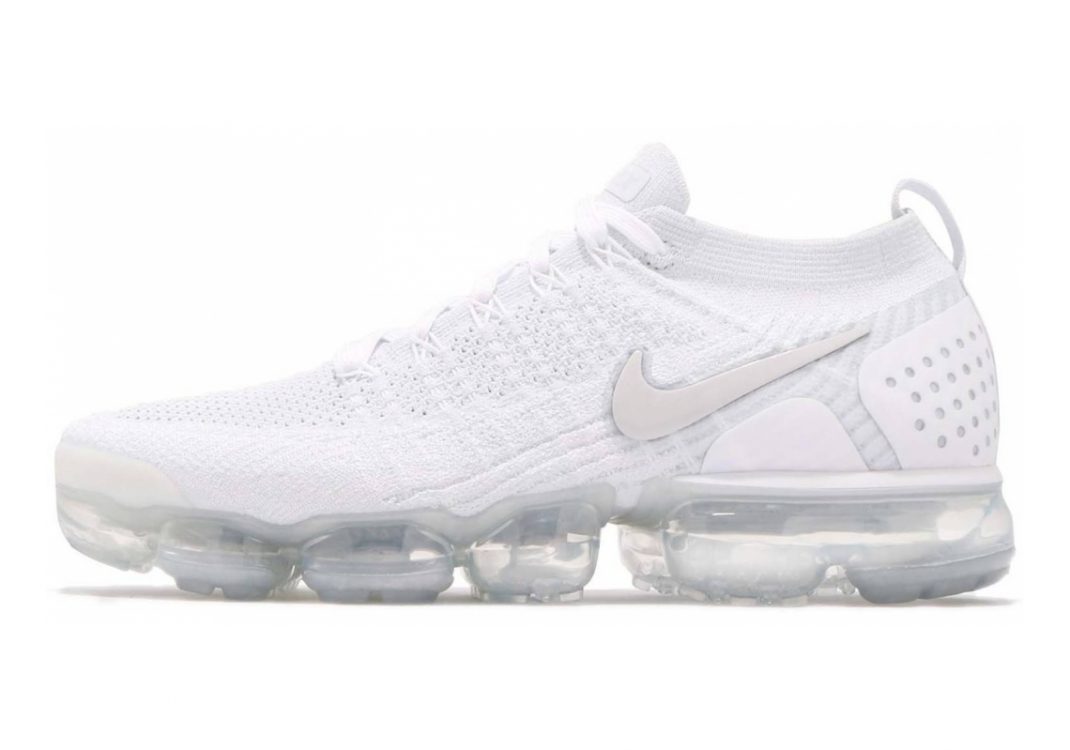 Nike Air VaporMax Flyknit 2 White, White-pure Platinum