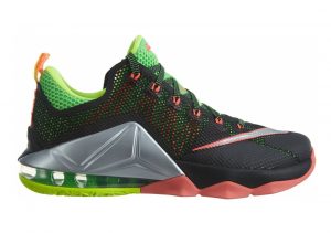 Nike LeBron XII Low Black/Volt/Silver