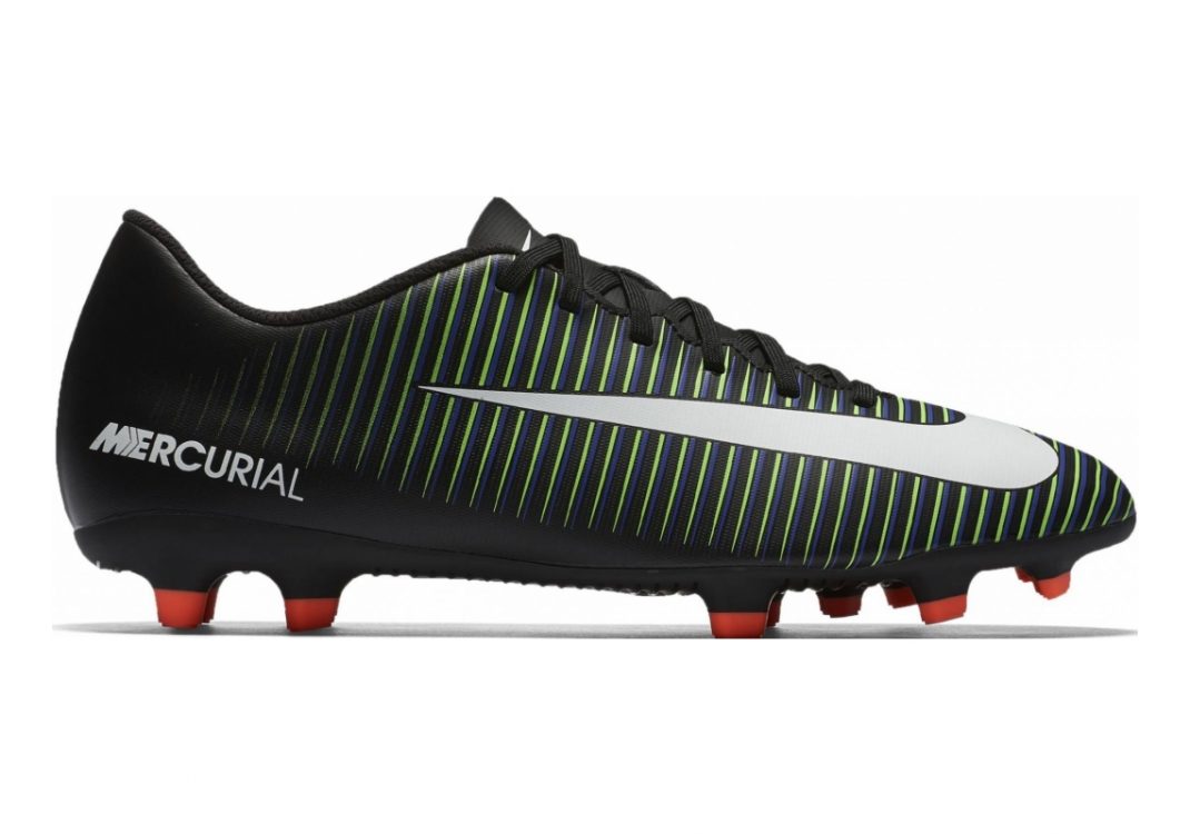 Nike Mercurial Vortex III Firm Ground (014) Black/White - Paramount Blue
