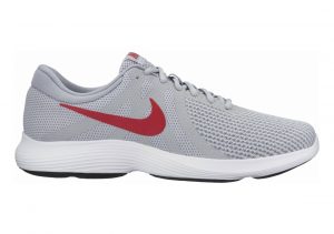 Nike Revolution 4 Wolf Grey/Gym Red/Stealth