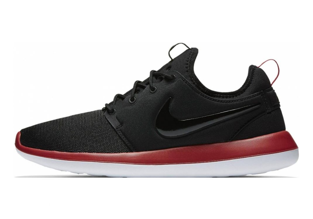 Nike Roshe Two Schwarz (Black/Gym Red/White/Black)