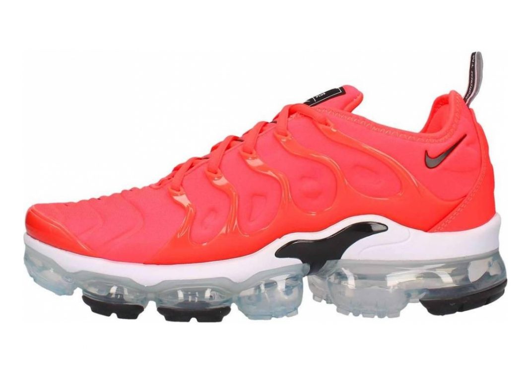 Nike Air VaporMax Plus Bright Crimson, White- Black