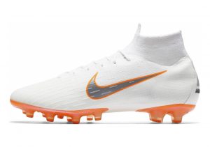 Nike Mercurial Superfly 360 Elite AG-PRO white/metallic cool grey/total orange