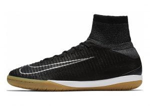 Nike MercurialX Proximo II Indoor Black Metallic Silver 001