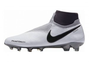 Nike Phantom Vision Elite DF Firm Ground Pure Platinum/Metallic Dark Grey/Wolf Grey