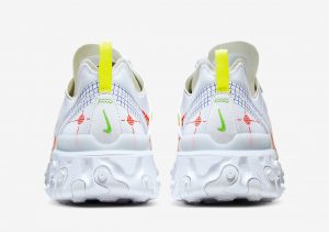 Nike React Element 55 White Racer/Blue/Green Strike/Laser Crimson