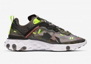 Nike React Element 87 Camo Style