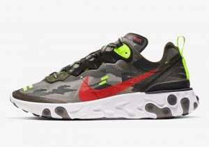 Nike React Element 87 Camo Style