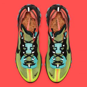 Nike React Element 87 Pairs Volt And Racer Pink