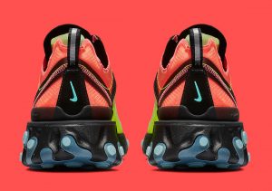 Nike React Element 87 Pairs Volt And Racer Pink