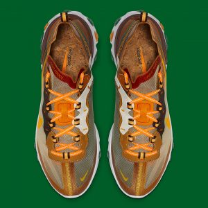 Nike React Element 87 Pale Ivory Orange Peel