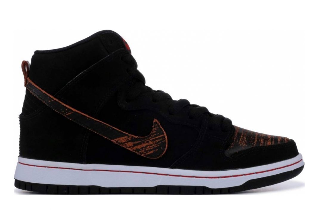 Nike SB Dunk High Pro BLACK/BLACK-UNIVERSITY RED