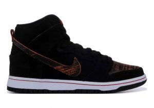 Nike SB Dunk High Pro BLACK/BLACK-UNIVERSITY RED