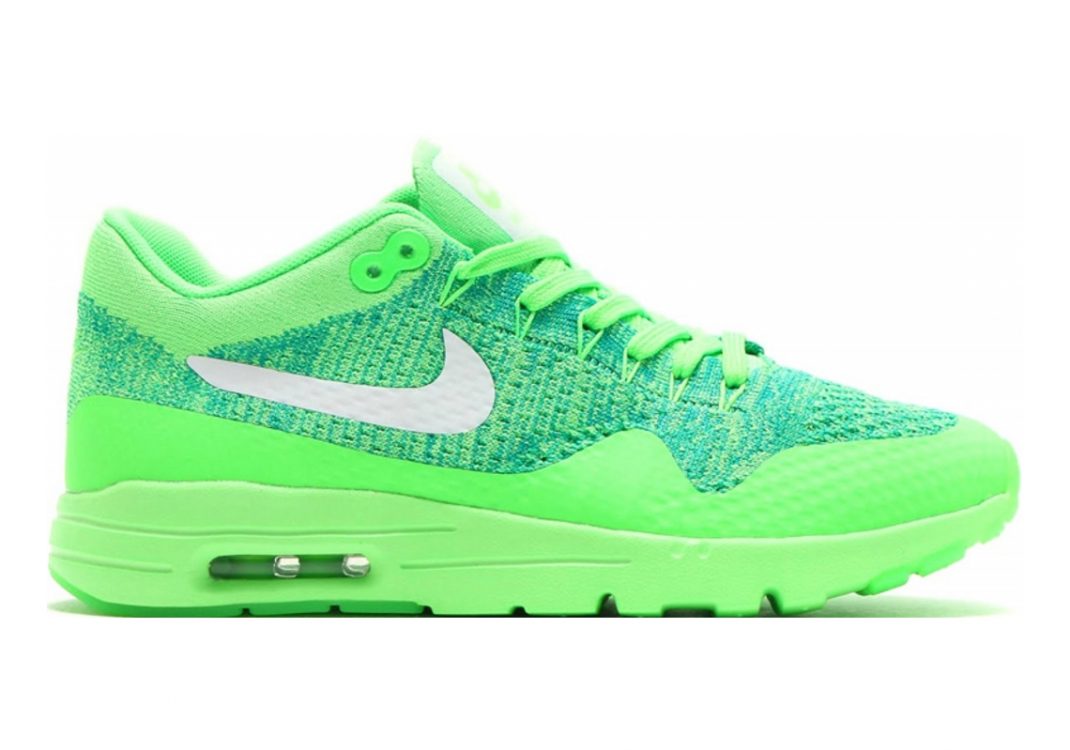 Nike Air Max 1 Ultra Flyknit Green (Voltage Green / White-lucid Green-rio Teal)
