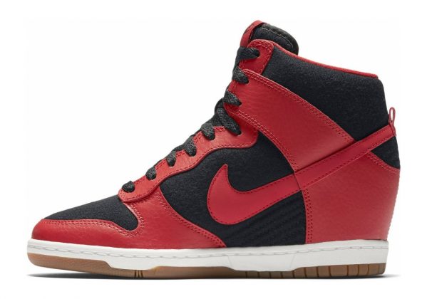 Nike Dunk Sky Hi Essential Black/University Red-sail-black