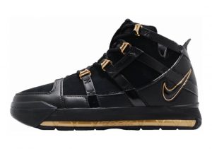 Nike Zoom LeBron 3 Black, Black-metallic Gold