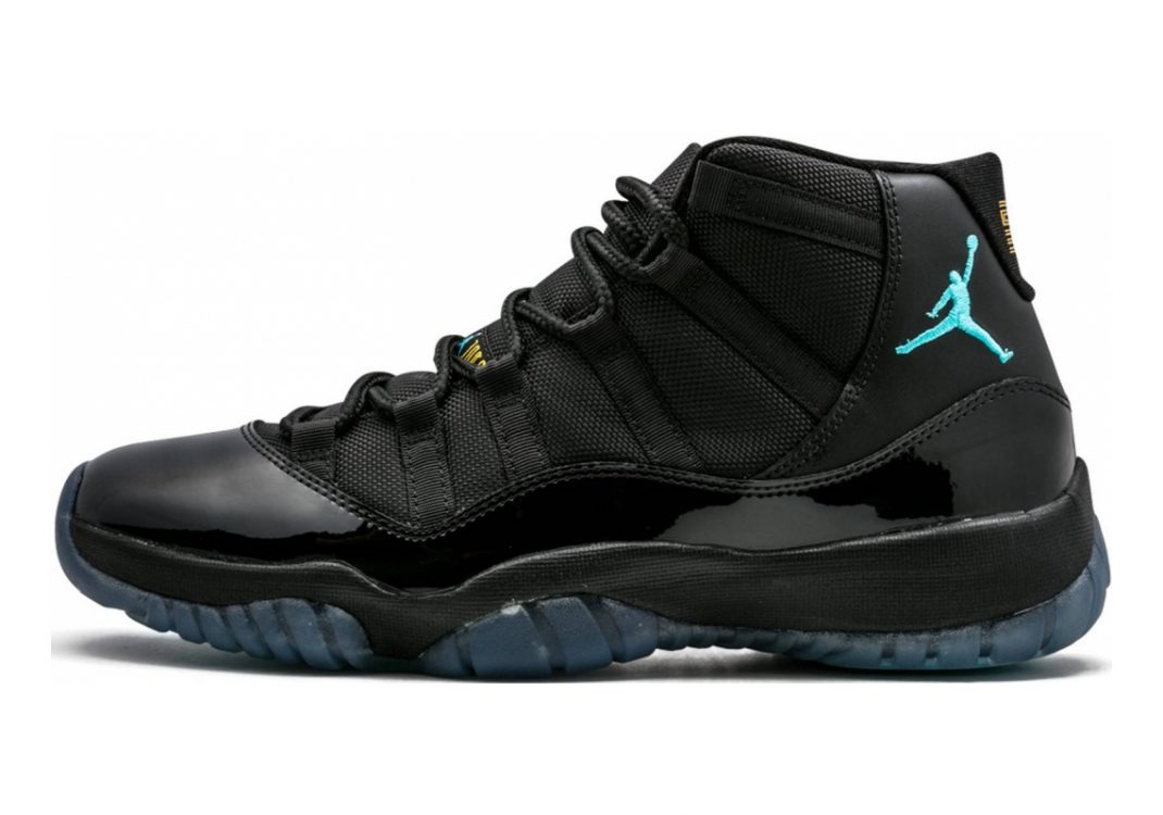 Air Jordan 11 Retro Black, Gamma Blue-varsity Maize