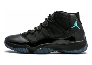 Air Jordan 11 Retro Black, Gamma Blue-varsity Maize