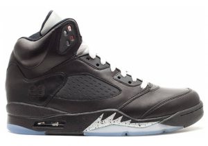 Air Jordan 5 Retro Black, Black-metallic