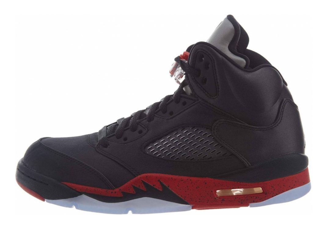 Air Jordan 5 Retro black, university red