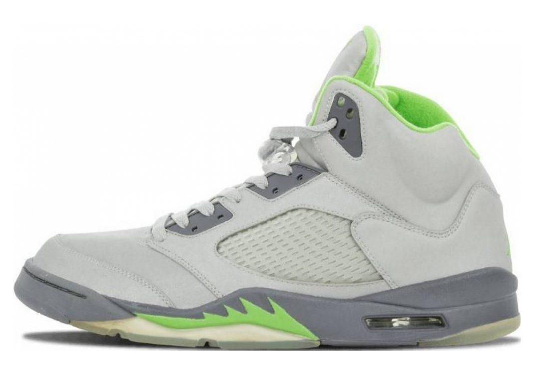 Air Jordan 5 Retro Silver, Green Bean-flint Grey