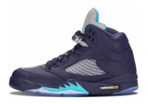 Air Jordan 5 Retro Midnight Navy, Trqs Blue-wht