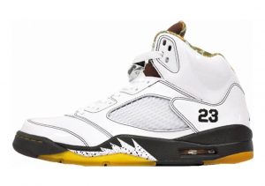 Air Jordan 5 Retro White, Dark Cinder-dark Army-del Sol
