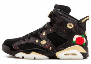 Air Jordan 6 Black, Metallic Gold-multi
