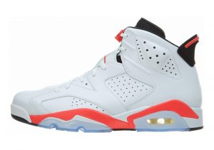 Air Jordan 6 White, Infrared-black