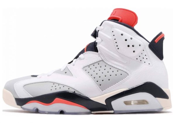 Air Jordan 6 Multicolore (White/Infrared 23/Neutral Grey/White 104)