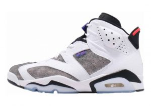 Air Jordan 6 White, Dark Concord-black