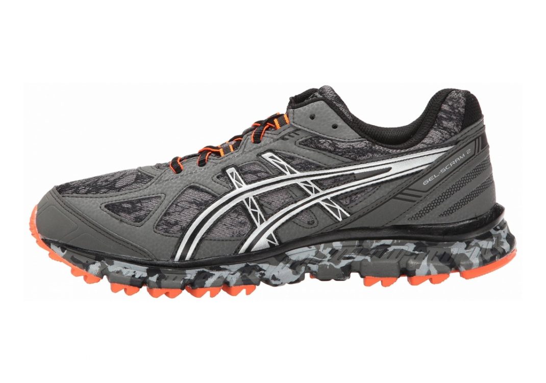 Asics Gel Scram 2 Gunmetal/Silver/Hot Orange