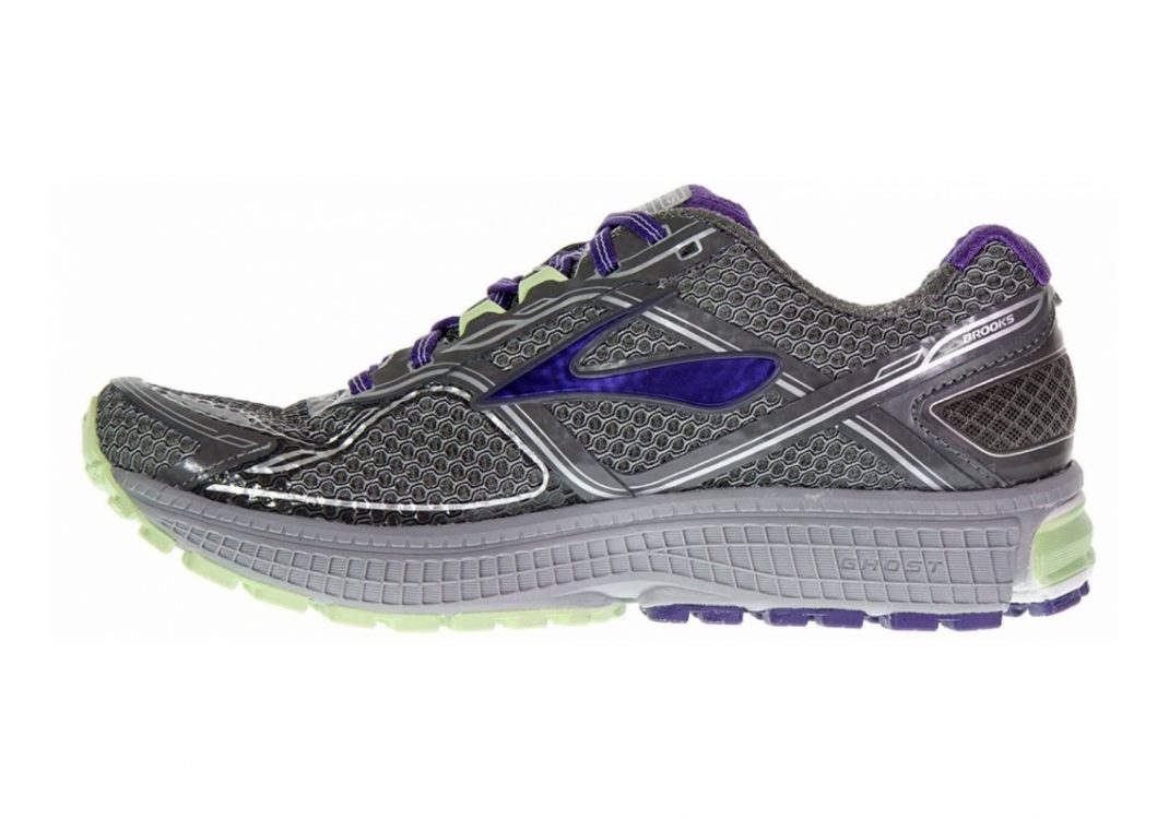 Brooks Ghost 8 dunkelgrau - violett