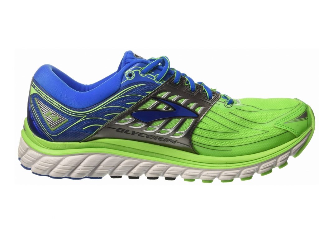 Brooks Glycerin 14 Verde (Greengecko/Electricbluelemonade/Anthracite)