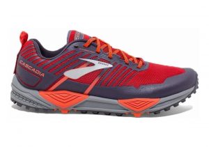 Brooks Cascadia 13 Red / Orange / Grey