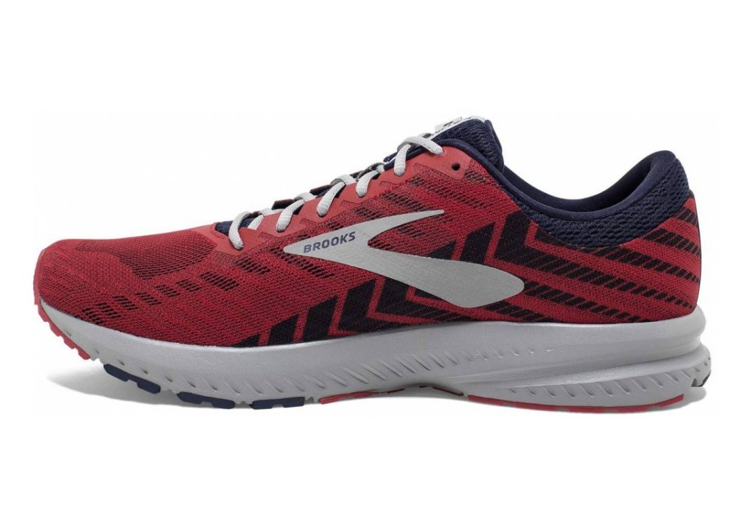Brooks Launch 6 Cherry/Navy/Grey