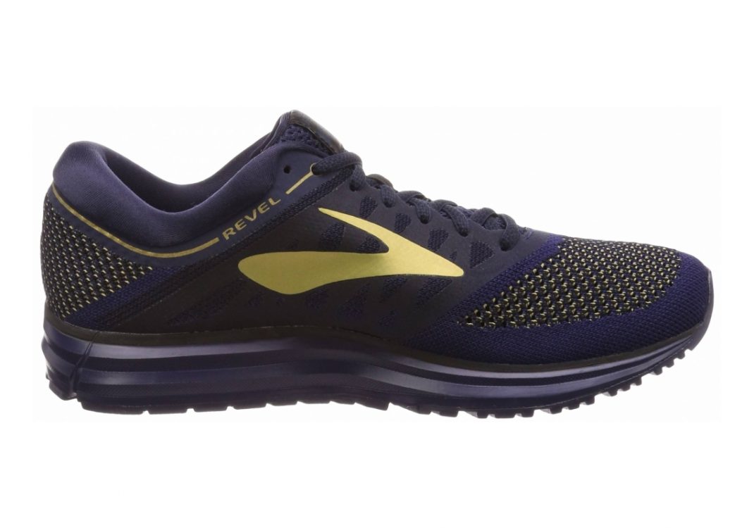 Brooks Revel Navy/Gold/Black
