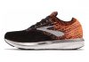 Brooks Ricochet Black / Orange / Ebony