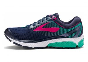 Brooks Ghost 10 Navy/Pink/Teal Green