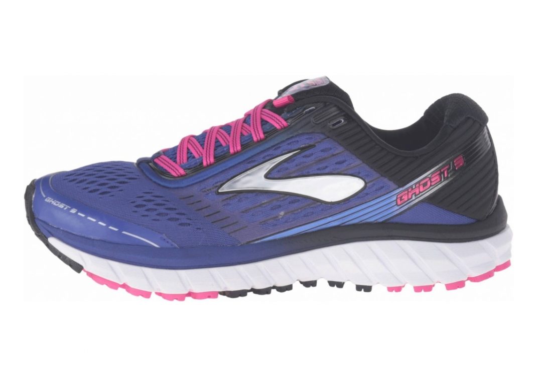 Brooks Ghost 9 Clematis Blue/Black/Pink Glow