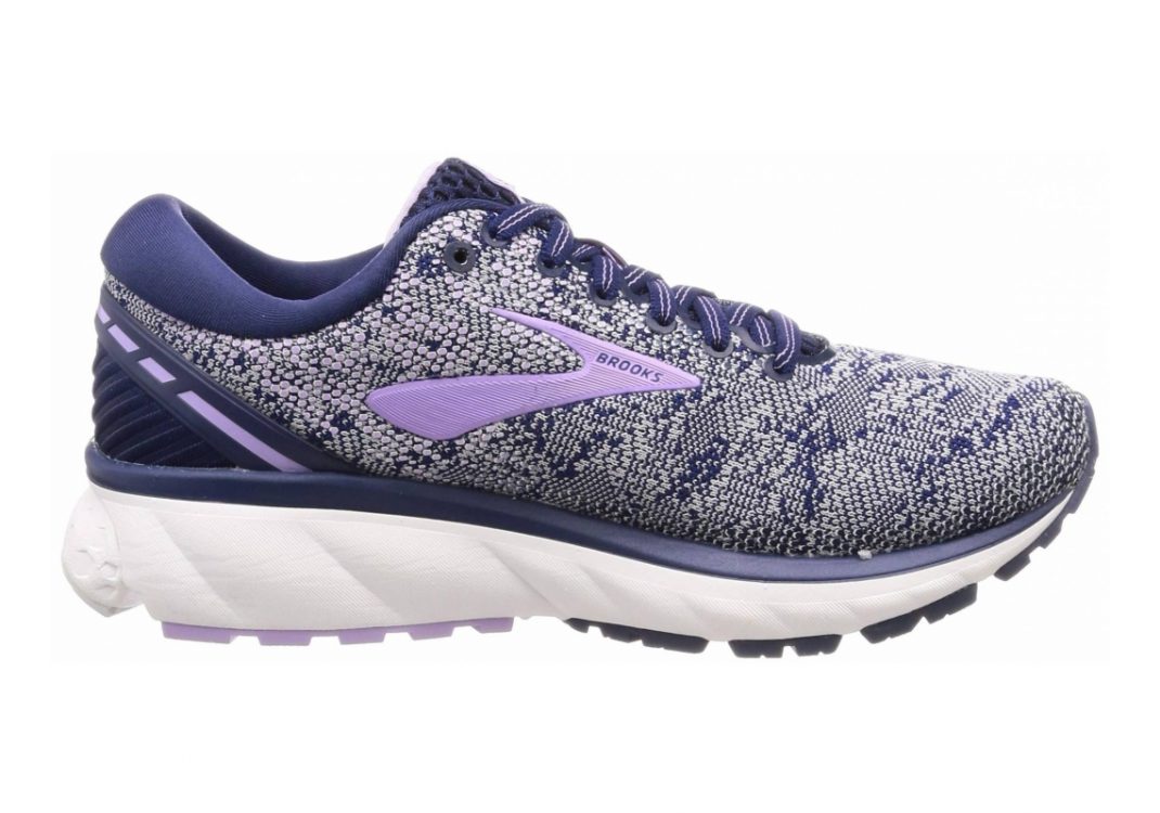 Brooks Ghost 11 Navy/Grey/Purple Rose