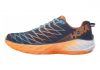 Hoka One One Clayton 2 azul (medieval blue / persimmon orange)