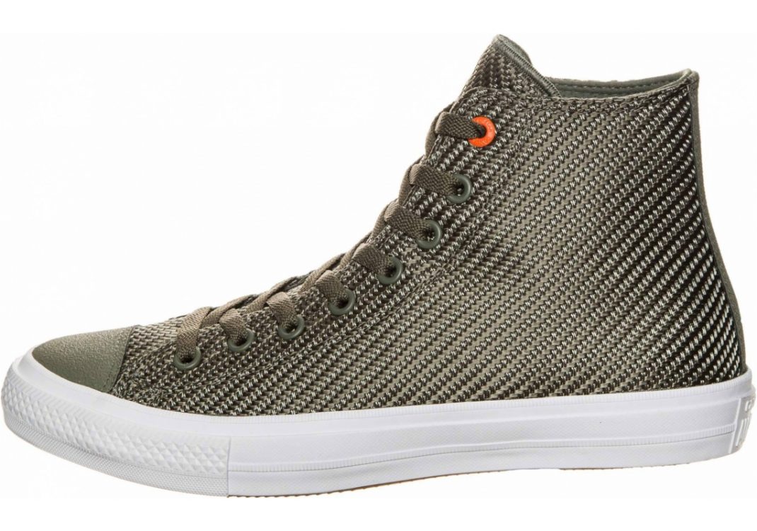 Converse Chuck II High Top oliv / orange / weiß
