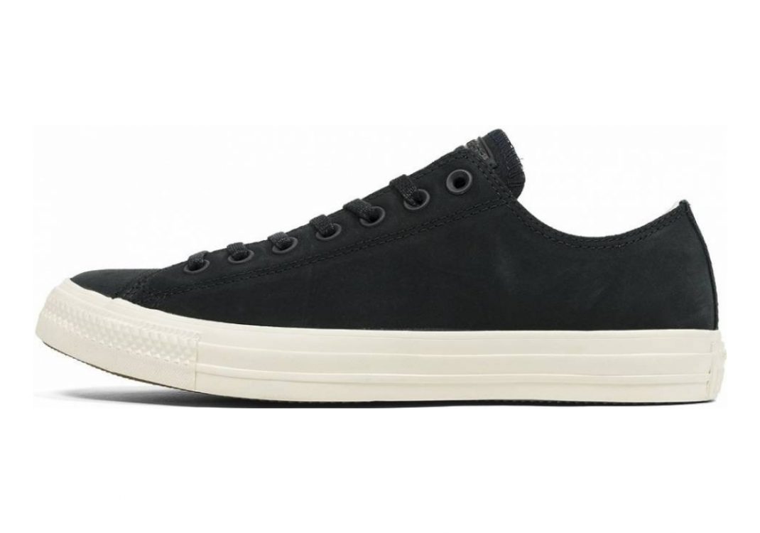 Converse Chuck Taylor All Star Leather Ox Black (Black/Driftwood/Driftwood 001)