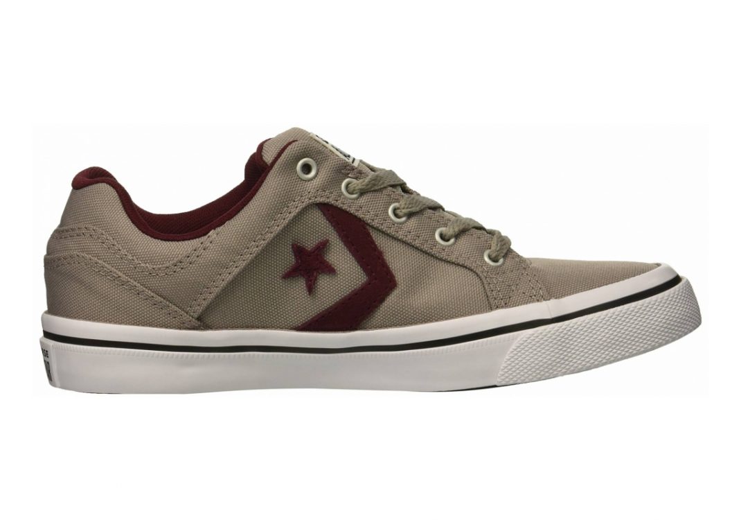 Converse El Distrito Mercury Grey/Dark Burgundy