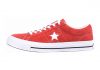 Converse One Star Premium Suede Low Top Red