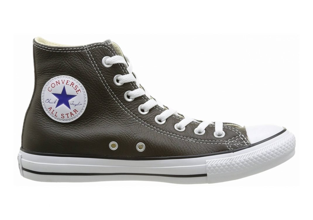 Converse Chuck Taylor All Star Leather High Top Braun (92 Marron Fonce)