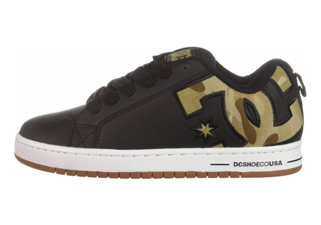 DC Court Graffik SE Black/Military Camo